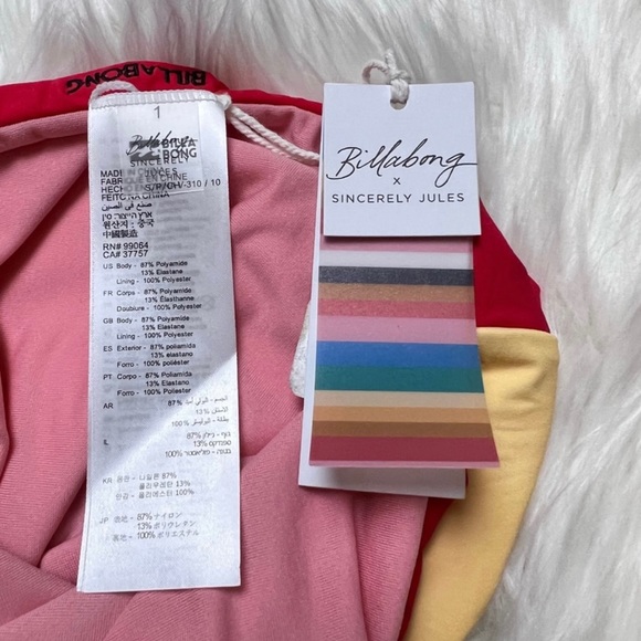 Billabong X Sincerely Jules Mas Fiesta One
Piece Swimsuit. Size Small. N… - Picture 12 of 15